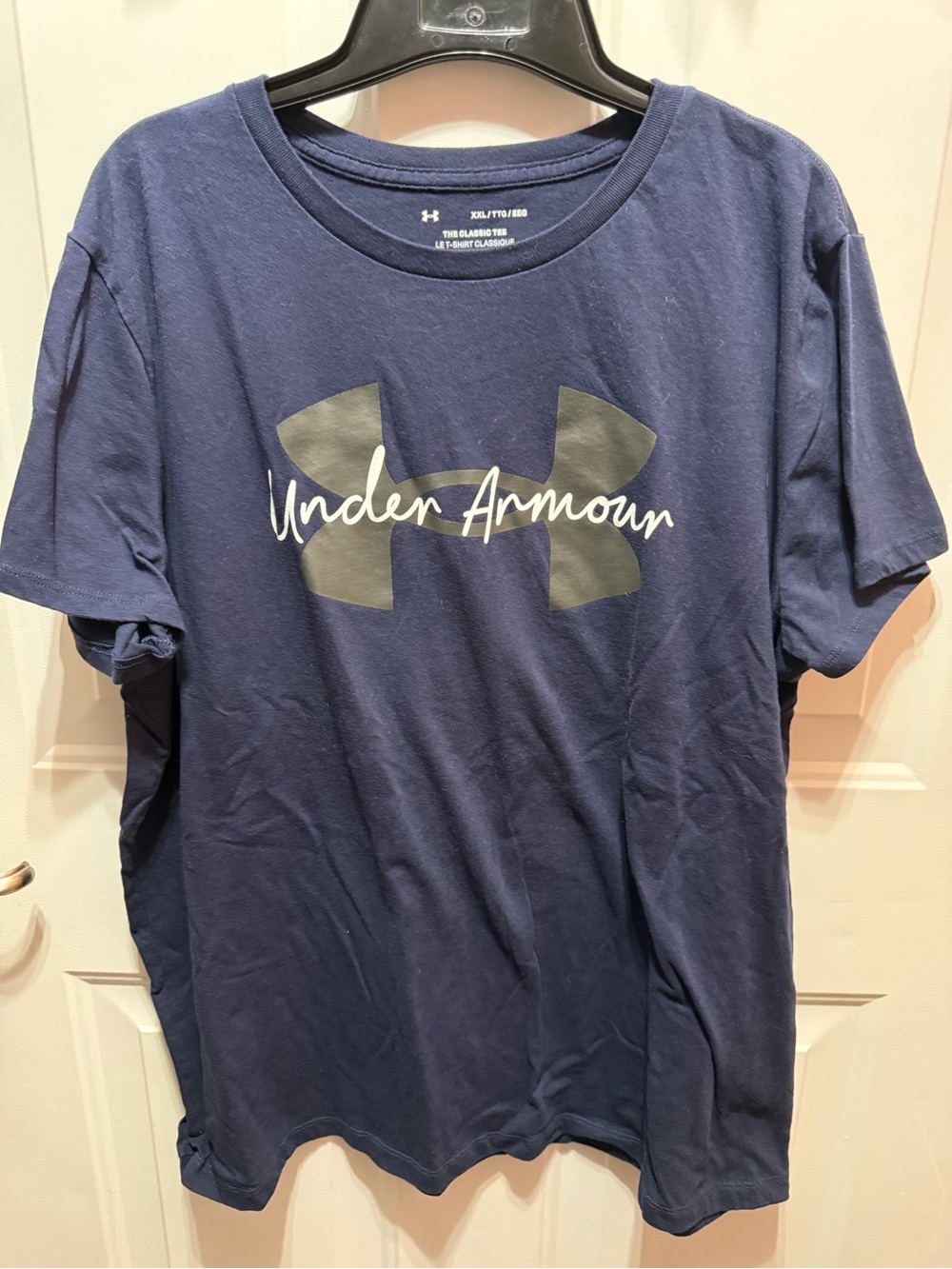 Under Armour Navy The Classic Tee Short-Sleeve Logo Tee XXL